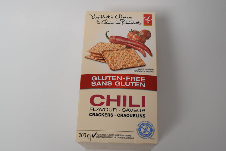 Gluten free chili crackers